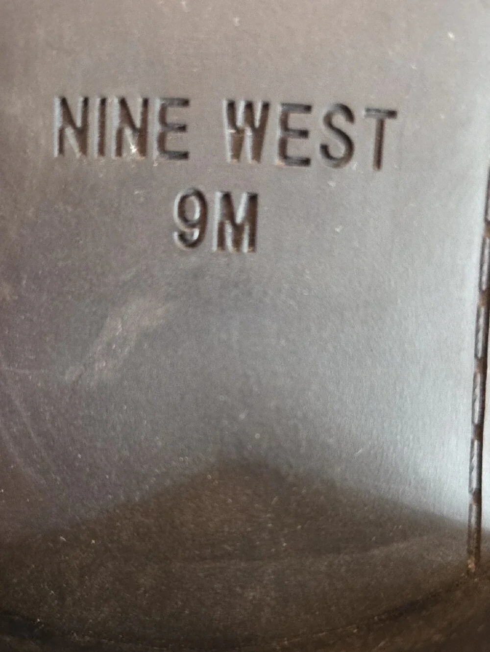 Nine West Black Over-the-Knee Zip Riding Boots
